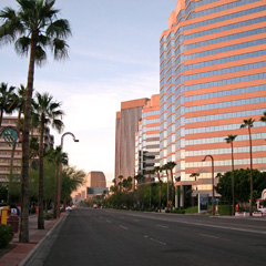A view of downtown Phoenix, Arizona