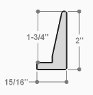 This simple, tapered edge canvas floater frame features a narrow face with a drop edge that widens internally toward the base.  This style, in a classic matte black, lends a unique hovering effect to your framed canvas. 

Display your favourite gallery wrapped Giclée print or painting with authentic, fine art style. These canvas floating frames are ideal for medium and large images mounted on 1,5 " deep (thick) stretcher bars.

*Note: These solid wood, custom canvas floaters are for stretched canvas prints and paintings, and raised wood panels.