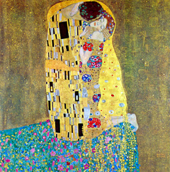 The Kiss by Gustav Klimt makes a lovely classic art housewarming gift