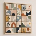 Square Boho Abstract 36 Grid